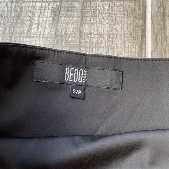 Bedo accordion neon yellow buckle wrap skirt - Picture 3 of 8